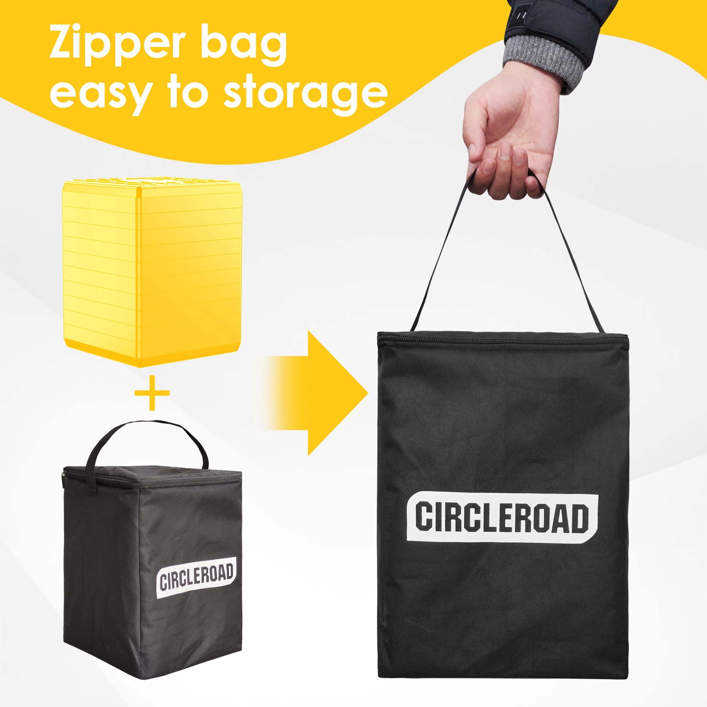 RV Leveling Blocks 12 Pack, Heavy Duty Interlocking Design Camper Leveling Blocks with Packing Bag, Upgraded Rubber Top Block RV Leveling System for Trailers